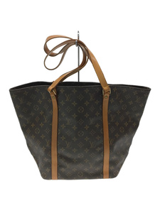 LOUIS VUITTON◆サック・ショッピング_モノグラム_BRW/PVC/BRW