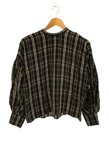 6(ROKU) BEAUTY & YOUTH UNITED ARROWS◆長袖ブラウス/36/-/ネイビー/チェック