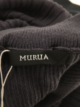 MURUA◆ムルーア/長袖ワンピース/012210301601-01/FREE/レーヨン/ネイビー/無地_画像3