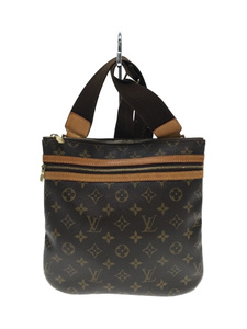 LOUIS VUITTON◆ルイヴィトン/ポシェットボスフォール_モノグラム_BRW/PVC/BRW/M40044