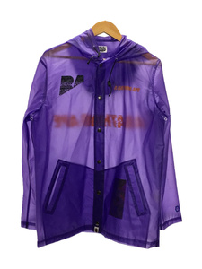 A BATHING APE◆TRANSPARENT HOODIE JACKET/ジャケット/M/ポリエステル/PUP