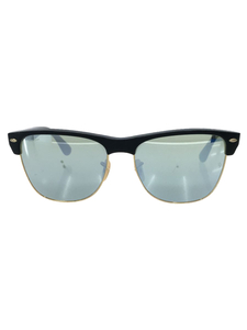 Ray-Ban◆CLUBMASTER OVERSIZED/サングラス/ウェリントン/BLK/メンズ