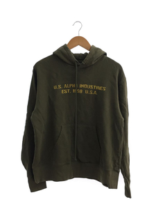 ALPHA INDUSTRIES◆パーカー/L/コットン/KHK/無地