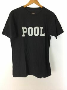 the POOL aoyama◆Tシャツ/M/コットン/BLK/無地