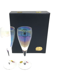 BOHEMIA GLASS(Crystal)◆グラス/2点セット/CLR