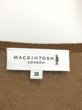 MACKINTOSH LONDON◆セーター(薄手)/38/-/ブラウン/無地_画像3