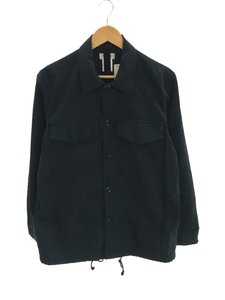 tone◆UTILITY SHIRT/TO-SS17-JO2/長袖シャツ/M/コットン/ブラック/無地