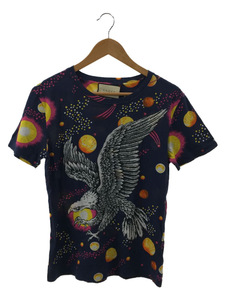 GUCCI◆Tシャツ/XS/コットン/NVY/プリント/17SS/Space Eagle