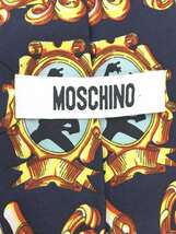 MOSCHINO◆ネクタイ/シルク/NVY/総柄/メンズ_画像3