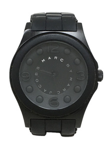 MARC BY MARC JACOBS◆クォーツ腕時計/アナログ/ステンレス/BLK/BLK/MBM2531