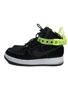 NIKE◆AIR FORCE 1 HIGH 07 QS/エアフォースハイ/ブラック/573967-003/26.5cm/BLK