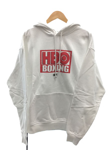 KITH◆HBOコラボ/BOXING VINTAGE HOODIE WHITE/パーカー/XL/コットン/WHT