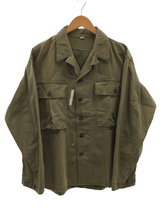 US.ARMY◆M-43/40sVINTAGE/HBTジャケット/13スターボタン/ガスフラップ/40/コットン/KHK_画像1