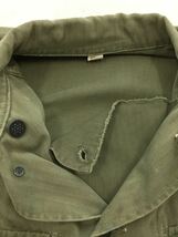 US.ARMY◆M-43/40sVINTAGE/HBTジャケット/13スターボタン/ガスフラップ/40/コットン/KHK_画像5