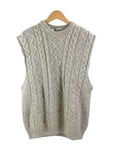 ARAN SWEATER MARKET/ニットベスト(厚手)/L/ウール/BEG