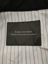 nano universe◆トレンチコート/M/ポリエステル/BLK_画像3