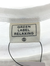 UNITED ARROWS green label relaxing◆Tシャツ/S/コットン/WHT/ボーダー_画像3