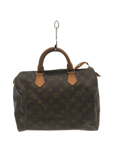 LOUIS VUITTON◆スピーディ30_モノグラム_BRW/PVC/BRW/M41526/持ち手シミ有