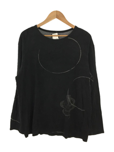 BLACK Scandal Yohji Yamamoto◆長袖Tシャツ/3/-/BLK/HC-T68-084