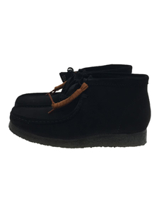 Clarks◆シューズ/UK9.5/BLK/スウェード/Wallabee Boot