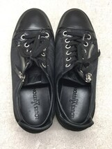 LOUIS VUITTON◆ローカットスニーカー/-/BLK_画像4