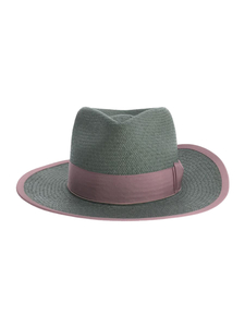 THE H.W.DOG&CO.◆22SS/POINT PANAMA HAT/ストローハット/D-00674/グレー/メンズ