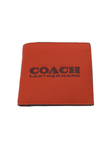 COACH◆2つ折り財布/レザー/ORN/メンズ