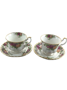 Royal Albert◆Old Country Roses/カップ&ソーサー/2点セット/WHT/ロイヤルアルバート