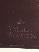 Vivienne Westwood◆3つ折り財布/レザー/BRD/無地/レディース_画像3