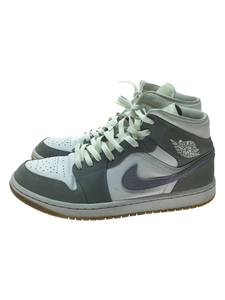 NIKE◆AIR JORDAN 1 MID_エア ジョーダン 1 ミッド/28cm/GRY