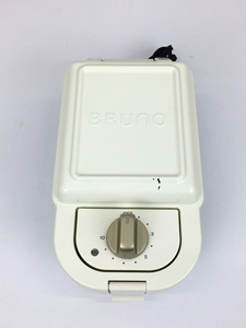 BRUNO(イデアインターナショナル)◆トースター BRUNO ホットサンドメーカー シングル BOE043-WH [ホワイト]