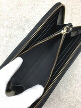 JIMMY CHOO◆長財布/-/BLK/無地/メンズ_画像5