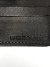 DEGNER◆2つ折り財布/レザー/BLK/メンズ_画像3