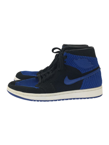 NIKE◆AIR JORDAN 1 RETRO HI FLYKNIT/エアジョーダンレトロハイ/ブラック/26.5cm/BL