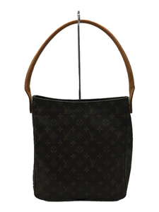 LOUIS VUITTON◆M51145_ルーピングGM モノグラム/ワンショルダーバッグ/PVC/BRW