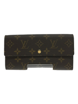 LOUIS VUITTON◆長財布[仕入]/PVC/BRW/総柄/レディース/M61734_画像1