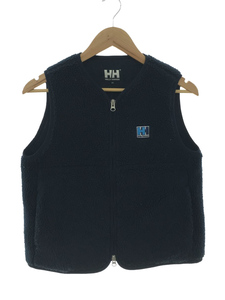 HELLY HANSEN◆FIBERPILE VEST/M/ポリエステル/NVY/無地/HE51979/使用感有