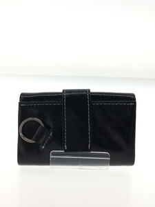 BALENCIAGA* key case / sheep leather /BLK/ men's 