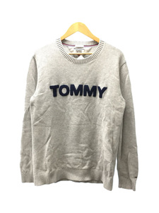 TOMMY JEANS◆セーター(薄手)/L/コットン/グレー