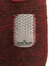 STONE ISLAND◆ベスト/L/ウール/RED/無地/6119G0306_画像6