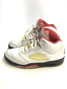 NIKE◆AIR JORDAN 5 RETRO/エアジョーダン 5 レトロ/ホワイト/DA1911-102/28cm/WHT/