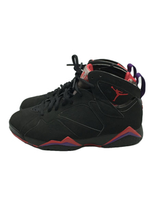 NIKE◆AIR JORDAN 7 RETRO/エアジョーダンレトロ/ブラック/304775-018/28cm/BLK