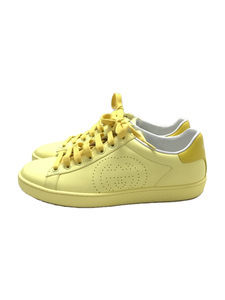 GUCCI* low cut sneakers /35.5/YLW/ leather / Inter locking G/598527