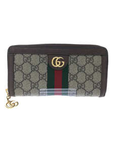 GUCCI◆長財布/PVC/BEG/総柄/レディース/523154・1147