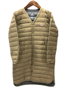 DANTON* Dan ton /JD-8935/ long inner down jacket /36/ nylon / beige 