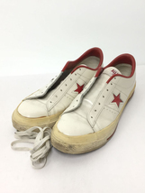 CONVERSE◆ローカットスニーカー/28.5cm/WHT/レザー_画像2