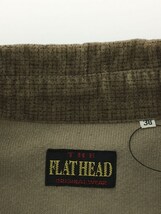 THE FLAT HEAD◆ネルシャツ/38/コットン/BRW_画像3