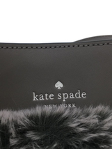 kate spade new york◆ファーショルダーバッグ/グレー/ファーバッグ_画像5