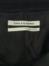 Children of the discordance◆ヴィンテージ生地/Patchwork Panストレートパンツ/3/レザー/BLK/COTDNYPT-326-_画像4