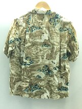 PENNEY’S◆50～60s/鳥和柄/バックヨーク/レーヨンオープンカラーアロハシャツ/日本製/15.5/マルチカラー_画像2